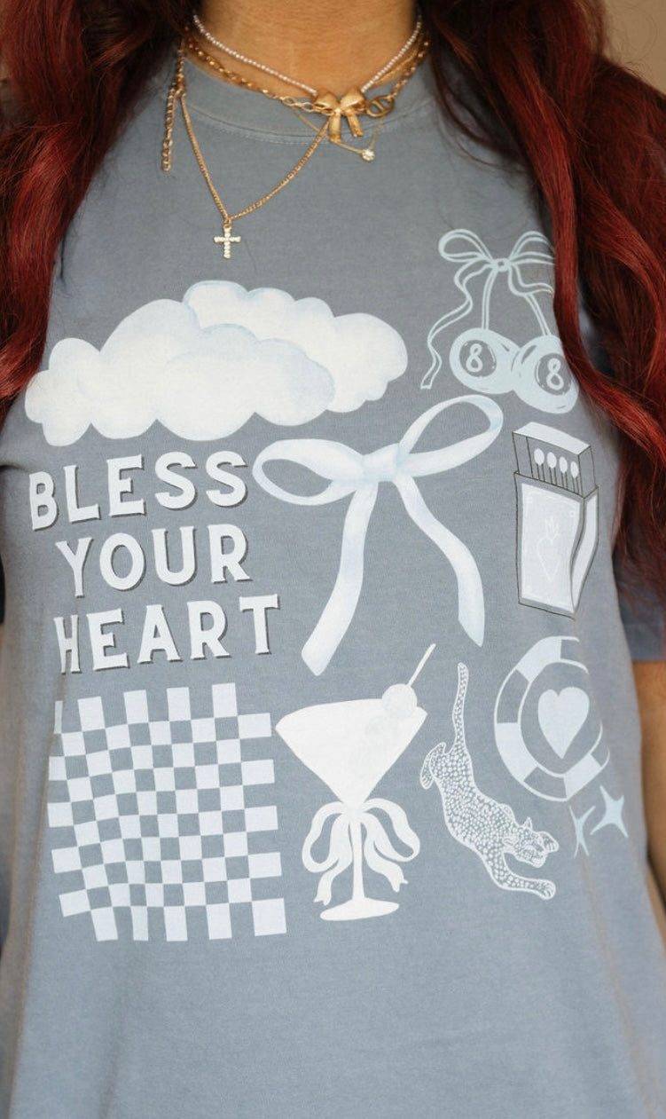 "Bless Your Heart" Collage T-Shirt