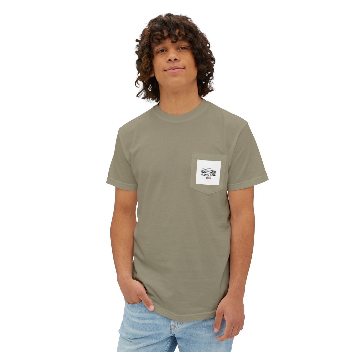 Pocket T‑Shirt — Mini Skull Graphic Pocket Tee