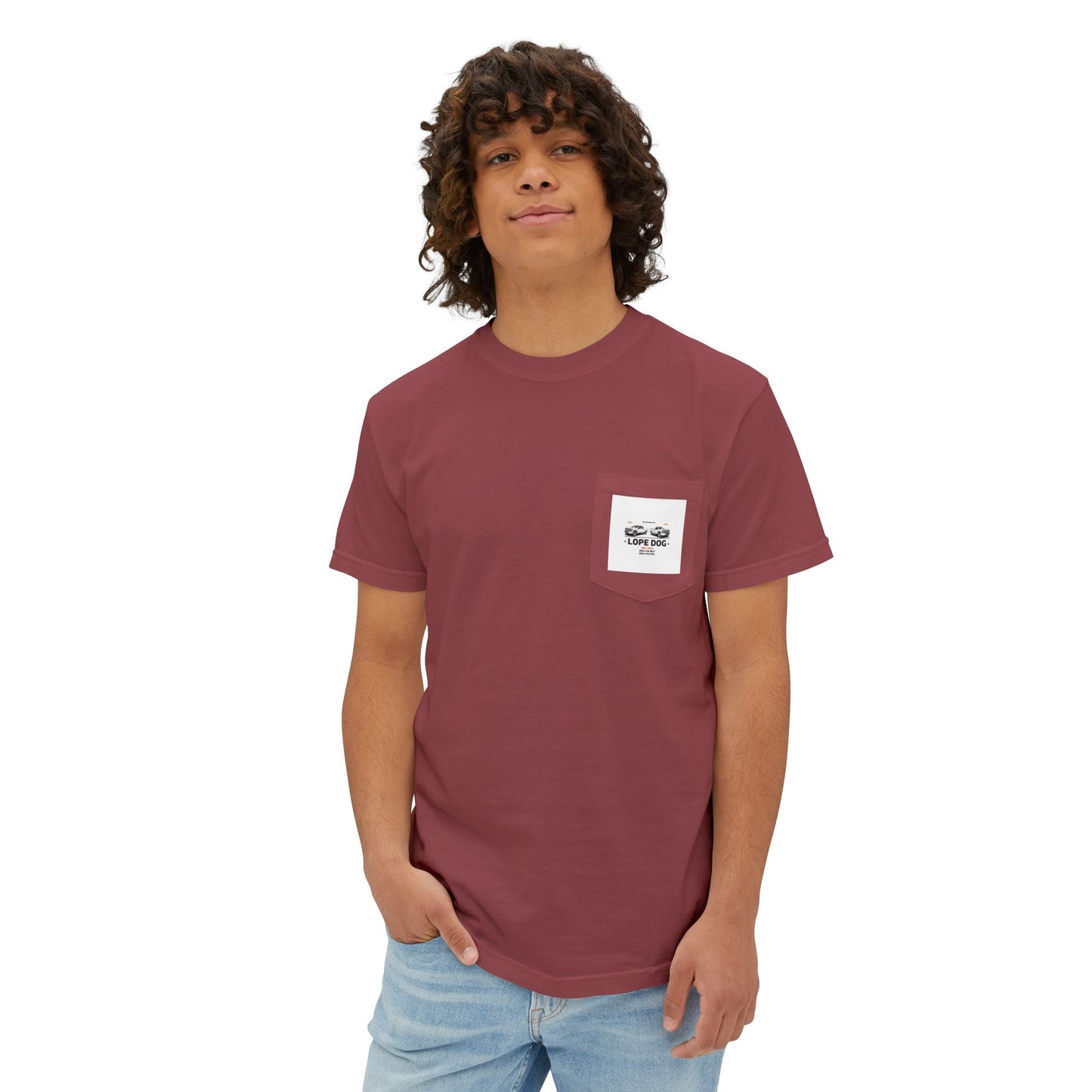 Pocket T‑Shirt — Mini Skull Graphic Pocket Tee